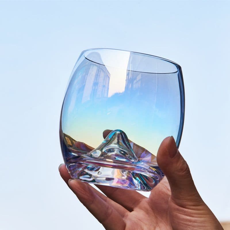image-Nordic Colorful Glass Rainbow Glass Family Drinking Water Cup Dazzling Cup