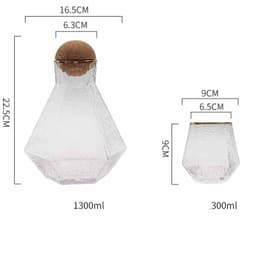 image-Geometric glass cold kettle
