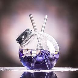 image-Round Cocktail Glass High Borosilicate Glass Lead-free Glass for Cocktail Juice Wine Glass Molecule Sootiness Originality Cup