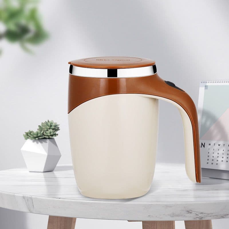 image-Rechargeable Model Automatic Stirring Cup Coffee Cup High Value Electric Stirring Cup Lazy Milkshake Rotating Magnetic Water Cup