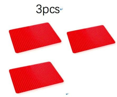 image-Non-Stick Silicone Pyramid Cooking Mat Baking Mat With Grid Versatile Oven BBQ Cooking Mat Heat-Resistant Mat Kitchen Tools Kitchen Gadgets