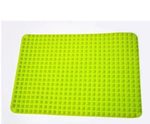 image-Non-Stick Silicone Pyramid Cooking Mat Baking Mat With Grid Versatile Oven BBQ Cooking Mat Heat-Resistant Mat Kitchen Tools Kitchen Gadgets