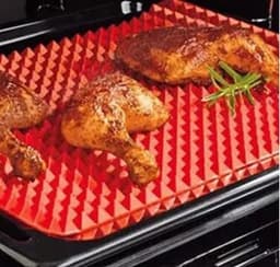 image-Non-Stick Silicone Pyramid Cooking Mat Baking Mat With Grid Versatile Oven BBQ Cooking Mat Heat-Resistant Mat Kitchen Tools Kitchen Gadgets