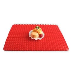 image-Non-Stick Silicone Pyramid Cooking Mat Baking Mat With Grid Versatile Oven BBQ Cooking Mat Heat-Resistant Mat Kitchen Tools Kitchen Gadgets