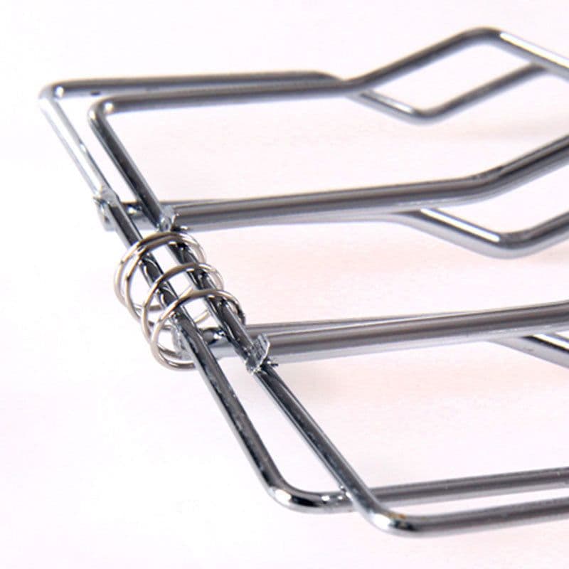 image-Outdoor Grilling Accessories Barbecue Tools Wooden Handle Sausage Clip Barbecue Clip Vegetable Clip Barbecue Rack