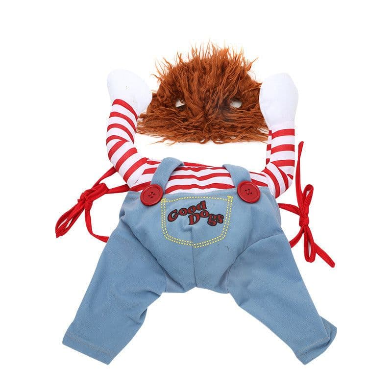 image-Halloween Pet Costume Pet Dog Funny Clothes Adjustable Dog Cosplay Costume Scary Costume Party Gatherings