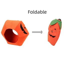 image-Pet Halloween Pumpkin Collars Cute Pet Cosplay Accessories