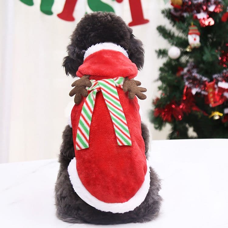 image-Christmas Poppy Dog Costume Santa Elk Winter Cute Christmas Tree Lovely Deer Sweater