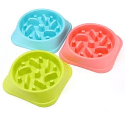 image-Anti-choke Bowl Plastic Dog Bowl Healthy Feeder