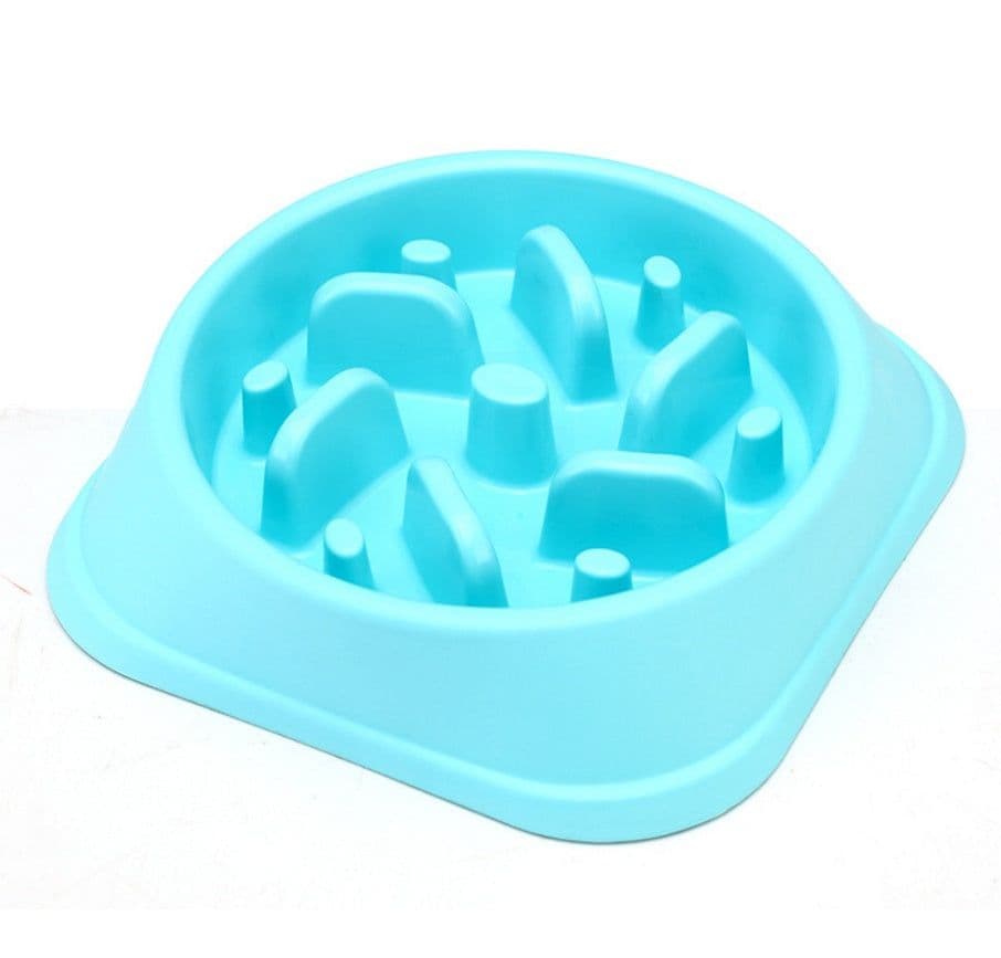 image-Anti-choke Bowl Plastic Dog Bowl Healthy Feeder