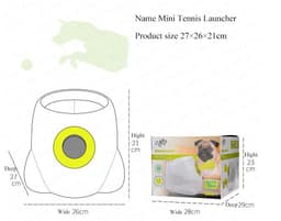 image-Dog Pet Automatic Interactive Ball Launcher