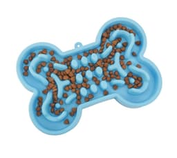 image-Pet Dog Slow Food Feeder Anti Choke Travel Bowl