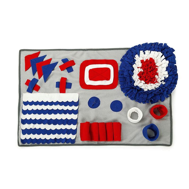 image-Pet Sniffing Pad Training Blanket Feeding Mat Dog Foraging Skills Toys Pet Activity Training Blanket