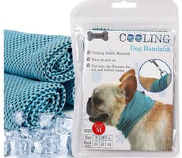 image-New Instant Cooling Pet Bandana Dog Scarf Summer Cooling Towel Wrap Dog Collar