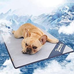 image-Dog Cooling Mat Summer Pad Mat For Dogs Cat Breathable Blanket Cat Ice Pads Washable Sofa Breathable Pet Dog Bed Pet Mat