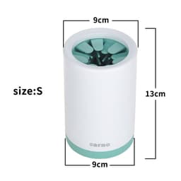 image-Portable Pet Paw Cleaner Cup Soft Silicone Comb