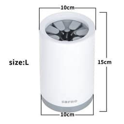 image-Portable Pet Paw Cleaner Cup Soft Silicone Comb