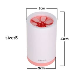 image-Portable Pet Paw Cleaner Cup Soft Silicone Comb