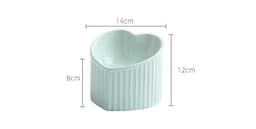 image-Pet Ceramic Bowl With Inclined Mouth Practical Durable Daily Indoor Pet Products