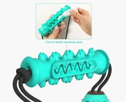 image-Dog Chew Toys Pet Toothbrush Rubber Bones Teeth Cleaning