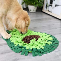 image-Dog Sniffing Mat Dog Puzzle Toy Pet Snack Feeding Mat Boring Interactive Game Training Blanket Snuffle Feeding Training Mat