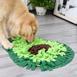image-Dog Sniffing Mat Dog Puzzle Toy Pet Snack Feeding Mat Boring Interactive Game Training Blanket Snuffle Feeding Training Mat