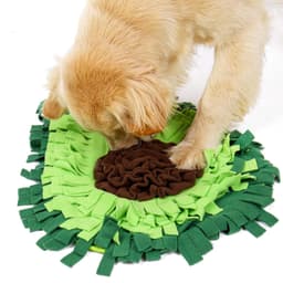 image-Dog Sniffing Mat Dog Puzzle Toy Pet Snack Feeding Mat Boring Interactive Game Training Blanket Snuffle Feeding Training Mat