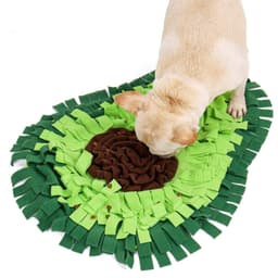 image-Dog Sniffing Mat Dog Puzzle Toy Pet Snack Feeding Mat Boring Interactive Game Training Blanket Snuffle Feeding Training Mat