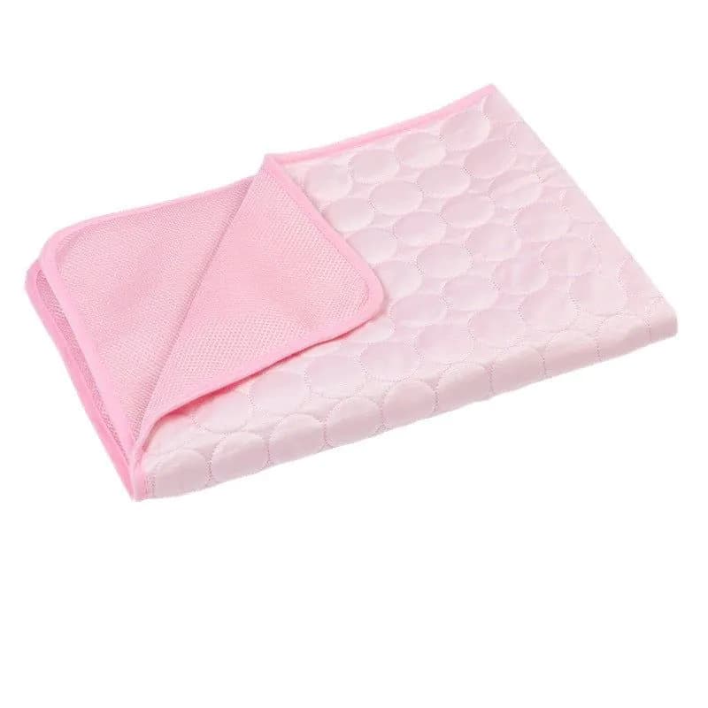 image-Dog Cooling Mat Cooling Pad For Pets Chilly Pad For Kennels, Crates, Cars, Indoor & Outdoor Ice Silk Mat Cooling Blanket Cushion Non-Toxic Breathable Sleep Bed Beach