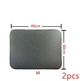 image-Double Layer Litter Cat Bed Pads Pet Cat Litter Mat Trapping Pets Litter Box Mat Pet Product Bed For Cats House Clean Mat