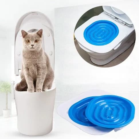 image-Pet Toilet Trainer catsCeaningTrainingToilet Supplies with Toilet Seat Lighting