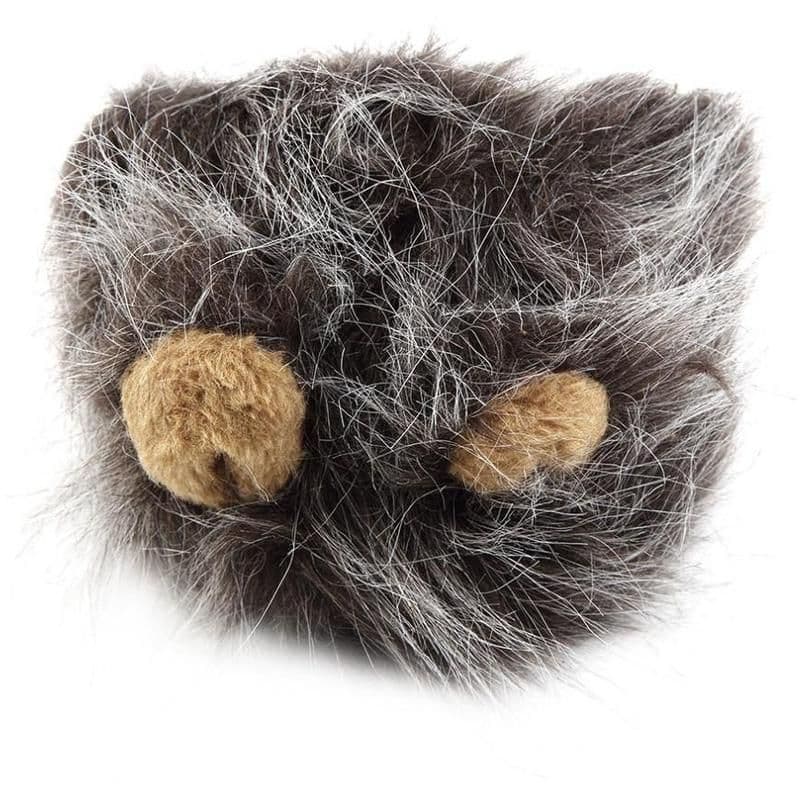 image-Funny Pet Hat For Small Dogs Cats Hat Emulation Lion Hair Mane Ears Head Cap Scarf Pet Halloween Festival Costume