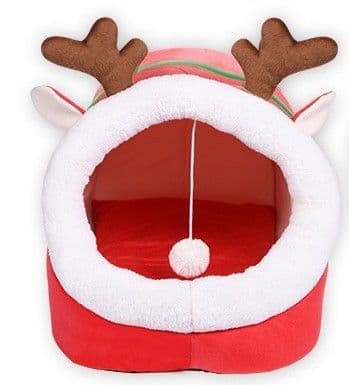 image-Cat Bed Indoor Soft Cats Houses Warm Cozy Cushion Bag Small Dog Removable Washable Tent Pet House Cat's Basket Pets Mat Supplies
