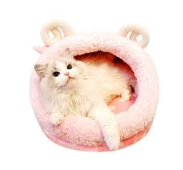 image-Cat Bed Indoor Soft Cats Houses Warm Cozy Cushion Bag Small Dog Removable Washable Tent Pet House Cat's Basket Pets Mat Supplies