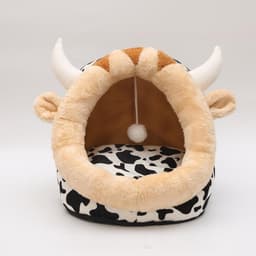 image-Cat Bed Indoor Soft Cats Houses Warm Cozy Cushion Bag Small Dog Removable Washable Tent Pet House Cat's Basket Pets Mat Supplies