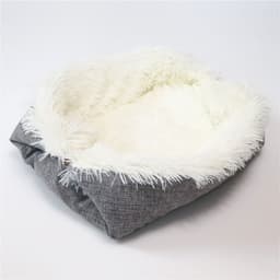 image-2 in 1 Pet Mattress Nest Convertible Pad Plush Mattress