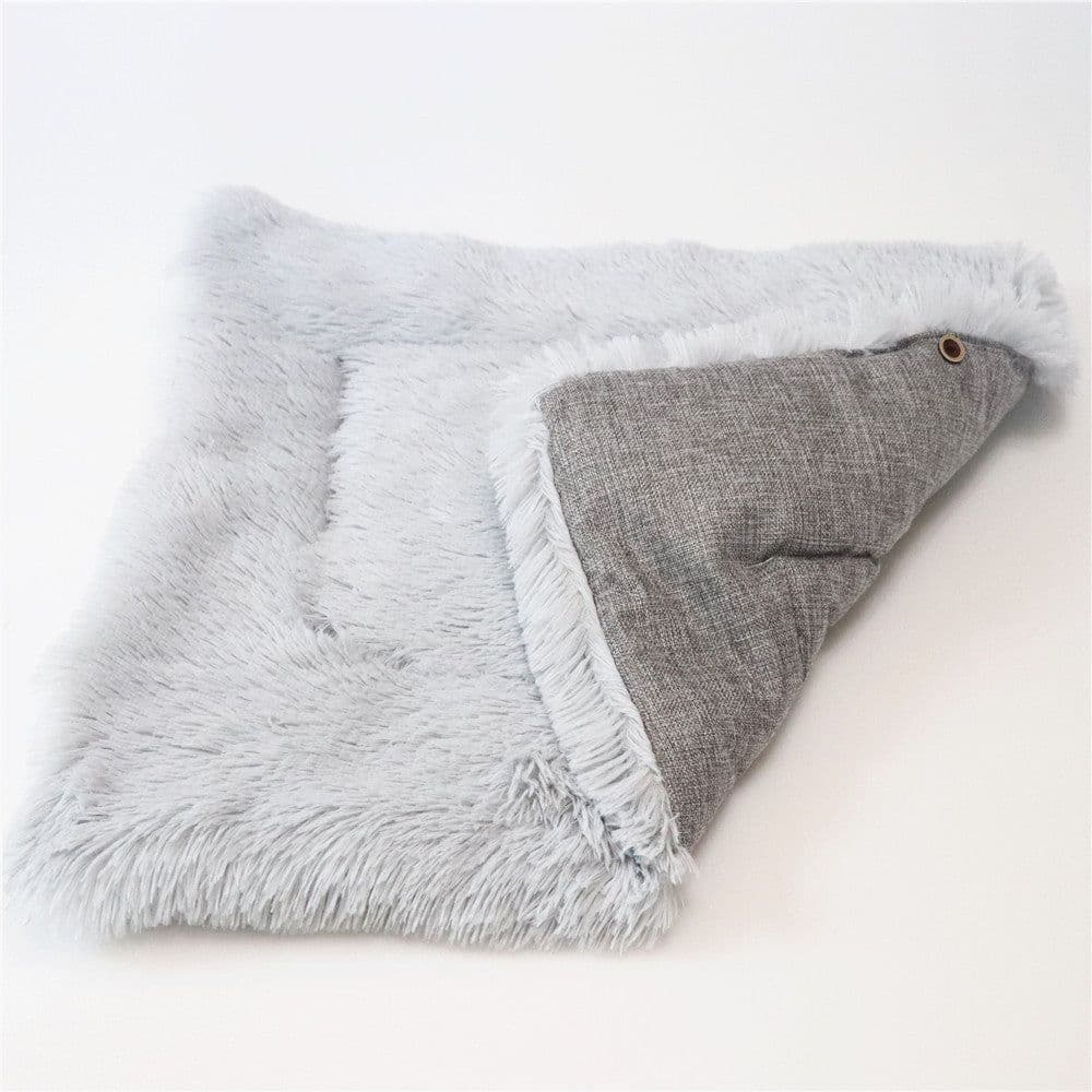 image-2 in 1 Pet Mattress Nest Convertible Pad Plush Mattress