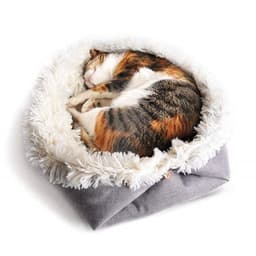 image-2 in 1 Pet Mattress Nest Convertible Pad Plush Mattress