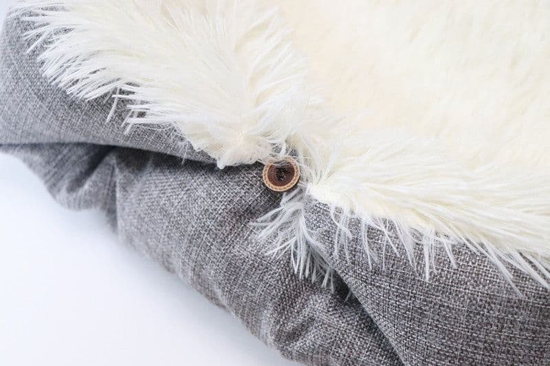 image-2 in 1 Pet Mattress Nest Convertible Pad Plush Mattress