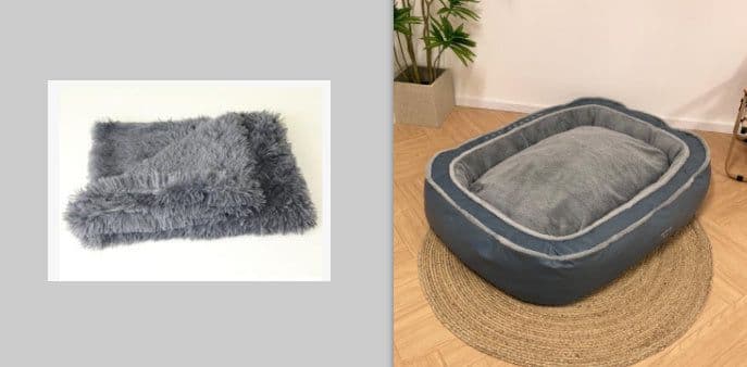 image-Pet Dog Bed Warming Soft Sleeping Bag Cushion Puppy Kennel