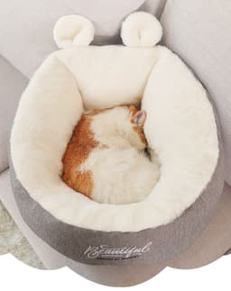 image-Pet Dog Bed Warming Soft Sleeping Bag Cushion Puppy Kennel