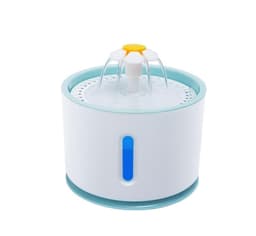 image-Automatic Pet Cat Water Fountain With LED Lighting USB Dogs Cats Mute Drinker Feeder Bowl Drinking Dispenser