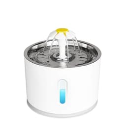 image-Automatic Pet Cat Water Fountain With LED Lighting USB Dogs Cats Mute Drinker Feeder Bowl Drinking Dispenser