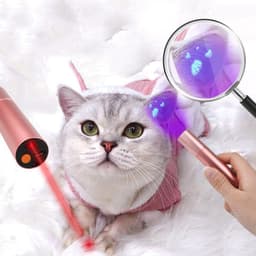 image-2 in 1 Cat Ringworm Detection Lamp Laser Funny Cat Stick