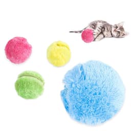 image-Magic Roller Ball Activation Automatic Ball Dog Cat Interactive Funny Chew Plush Electric Rolling Ball Pet Dog Cat Toy