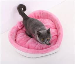 image-Heart Shape Soft Cozy Cat Pet Bed For Large Small Puppy Dog Cute Warm Cushion Litter Nest Basket Kennel Kitten House Accessories