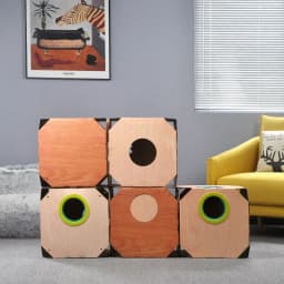 image-DIY Multipurpose Cat Hiding Box Toys with Cardboard Hair Removal