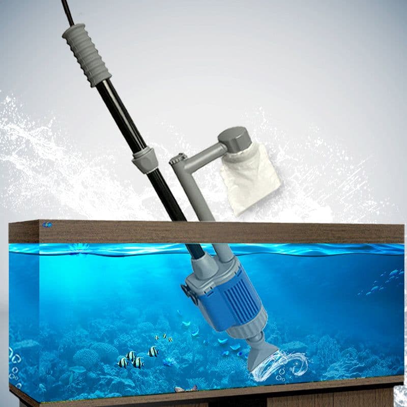 image-Fish Tank Gravel Cleaner - Aquarium Sand Electric Vacuum