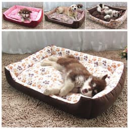 image-Dog bed with pet cushion