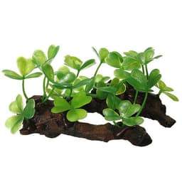 image-Grass and wood decoration simulation plant